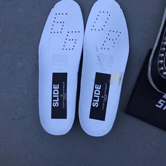 Golden Goose Black Studded Slides Brand New 39 - Picture 7 of 8